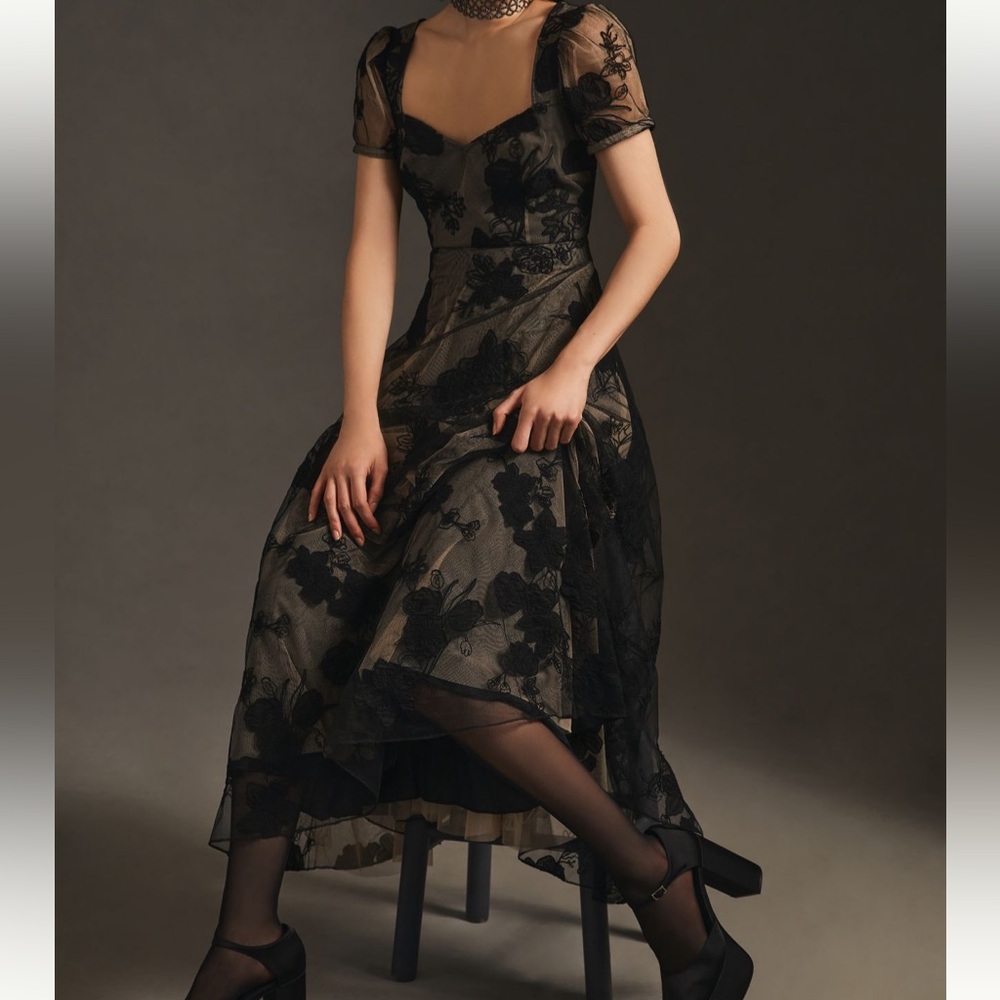 Geisha Designs Floral Maxi Dress NWT